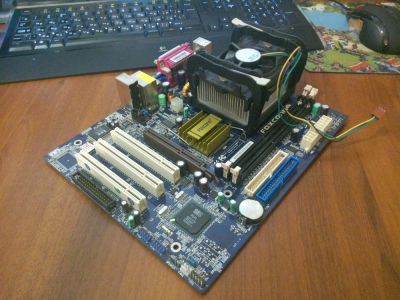 Лот: 4628137. Фото: 1. Материнская плата foxconn pc 661m04-mx-6l... Материнские платы