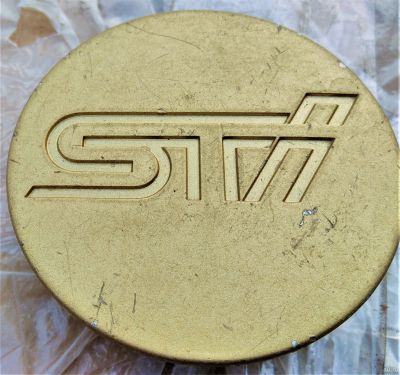 Лот: 15880115. Фото: 1. Колпачок для литья Subaru STI... Колпаки
