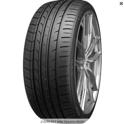 Лот: 19331175. Фото: 1. шины 215/55 R17 Dynamo MU02 94W... Шины