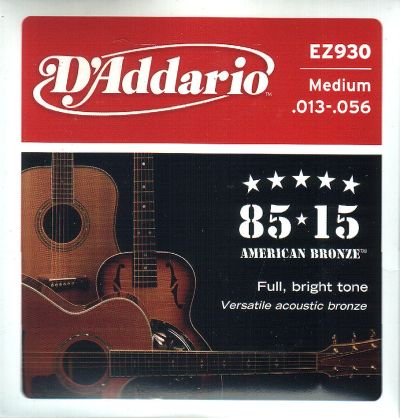 Лот: 4465181. Фото: 1. str. Набор 6 струн D'Addario EZ930... Аксессуары, комплектующие