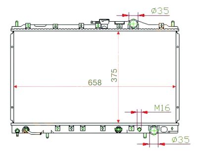 Лот: 3728558. Фото: 1. Радиатор mitsubishi rvr/chariot... Двигатель и элементы двигателя