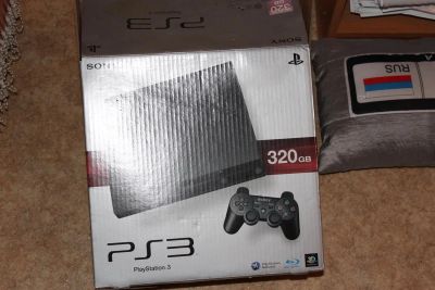 Лот: 3744373. Фото: 1. Playstation 3 ( PS3 ) SLIM 320... Игровые приставки, консоли