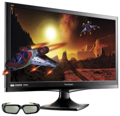 Лот: 3285897. Фото: 1. ViewSonic 3D на гарантии полноценное... ЖК-мониторы