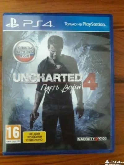 Лот: 14052808. Фото: 1. Uncharted 4 ps4. Игры для консолей