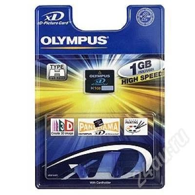 Лот: 248740. Фото: 1. Карта памяти xD 1Gb Olympus type... USB-флеш карты