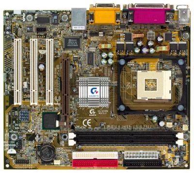 Лот: 3581819. Фото: 1. Материнская плата Gigabyte GA-8IRML... Материнские платы
