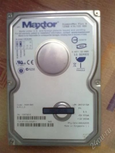 Лот: 1665032. Фото: 1. Жесткий диск/Винчестер Maxtor... Жёсткие диски (HDD)