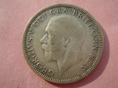 Лот: 5551633. Фото: 1. Шиллинг 1928 серебро. Великобритания и острова