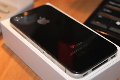 Лот: 3571908. Фото: 1. Apple Iphone 4 8gb Black, как... Смартфоны