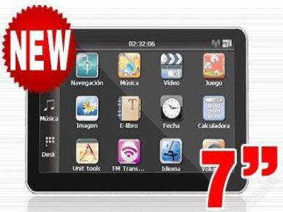 Лот: 2560976. Фото: 1. новый gps навигатор 7", 4gb, 128... GPS-навигаторы