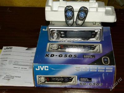 Лот: 1077885. Фото: 1. JVC KD-G505 MP3. Автомагнитолы