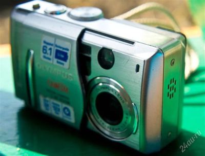 Лот: 1229943. Фото: 1. Фотоаппарат Olimpus C-60. Цифровые компактные