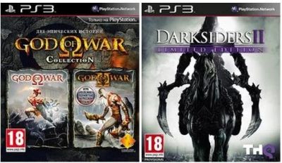 Лот: 3587944. Фото: 1. God of War Collection + Darksiders... Игры для консолей