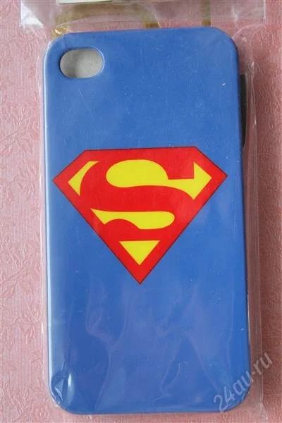 Лот: 1828415. Фото: 1. Чехол Superman IPhone 4. Чехлы, бамперы