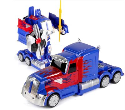 Лот: 8441127. Фото: 1. Трансформер р/у 1:14 Optimus Prime. Машины и техника