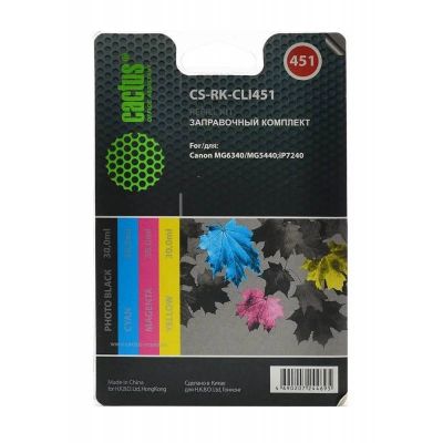 Лот: 24949617. Фото: 1. Заправочный набор Cactus CS-RK-CLI451... Картриджи, расходные материалы