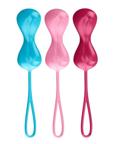 Лот: 24255617. Фото: 1. Набор вагинальных шариков Satisfyer... Игрушки