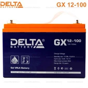 Лот: 11681251. Фото: 1. Аккумулятор DELTA GX 12-100. Аккумуляторы