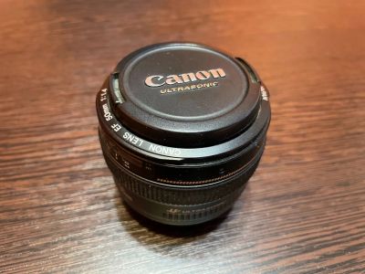 Лот: 17811156. Фото: 1. Объектив Canon EF 50mm f/1.4. Объективы