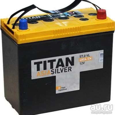 Лот: 3210138. Фото: 1. Аккумулятор Titan азия 57 а./ч... Аккумуляторы