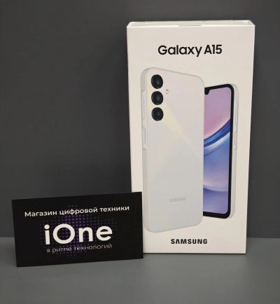 Лот: 22851398. Фото: 1. Samsung Galaxy A15 4/128Gb светло-голубой... Смартфоны