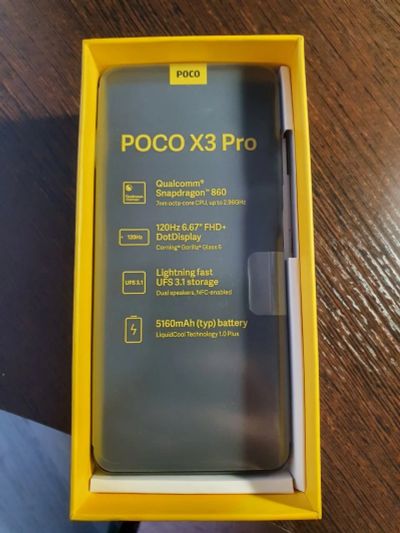 Лот: 17590311. Фото: 1. Poco x3 pro 6/128. Смартфоны