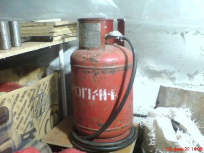 Лот: 15440863. Фото: 1. Баллон газовый . Баллоны, газ в баллонах