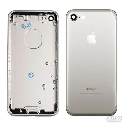 Лот: 13776773. Фото: 1. Корпус iPhone 7 Серебро Бесплатная... Корпуса, клавиатуры, кнопки