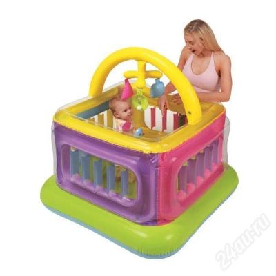 Лот: 496263. Фото: 1. новый надувной манеж. Другое (дети растут)