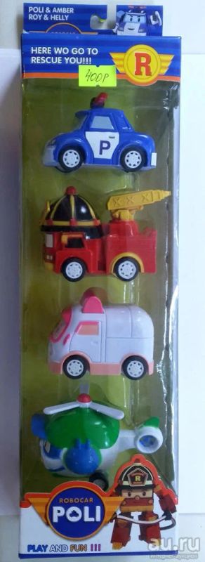 Лот: 6877129. Фото: 1. Робокар Поли robocar poli набор... Машины и техника