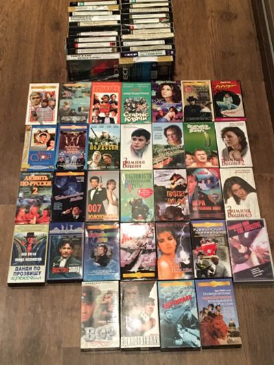 Лот: 19924646. Фото: 1. Видеокассеты VHS с фильмами. 55... Видеозаписи, фильмы