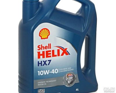 Лот: 7588047. Фото: 1. Shell HELIX 10W40 HX-7 Полусинтетика... Масла, жидкости