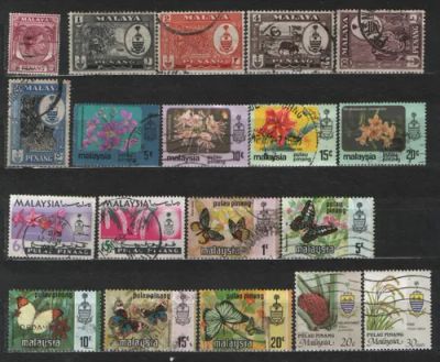 Лот: 25885043. Фото: 1. Малайя - Пенанг 1949-86. Марки