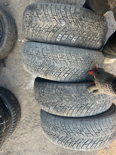 Лот: 24840186. Фото: 1. (4шт) 215-55-17 Nokian Hakkapelitta... Шины