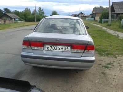 Лот: 3187869. Фото: 1. Бампер Nissan Sunny 2000год. Кузов