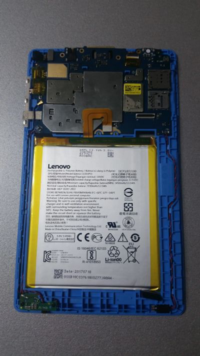 Лот: 11736335. Фото: 1. Мат.плата+АКБ Lenovo Tab3 710l. Запчасти для планшетов