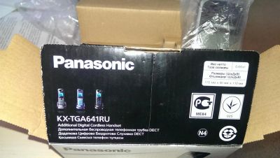 Лот: 3881266. Фото: 1. Panasonic KX-TGA641 дополнительная... DECT и радиотелефоны