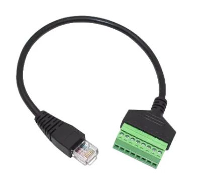 Лот: 21542391. Фото: 1. Переходник разъем RJ45 - клеммная... Разъёмы