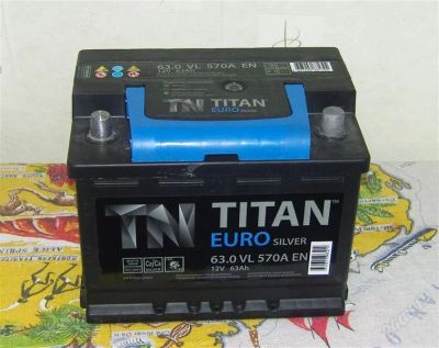 Лот: 1595479. Фото: 1. Аккумулятор TITAN Euro Silver. Аккумуляторы