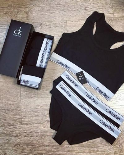 Лот: 17818329. Фото: 1. Комплект тройка Calvin Klein. Нижнее бельё