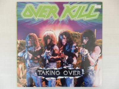 Лот: 24566746. Фото: 1. LP Overkill - Taking Over 1987... Аудиозаписи