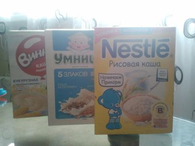 Лот: 6961348. Фото: 1. каша молочная Винни,Умница, Nestle. Детское питание