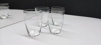 Лот: 25335283. Фото: 1. Стаканы для подстаканников, тонкое... Кружки, стаканы, бокалы