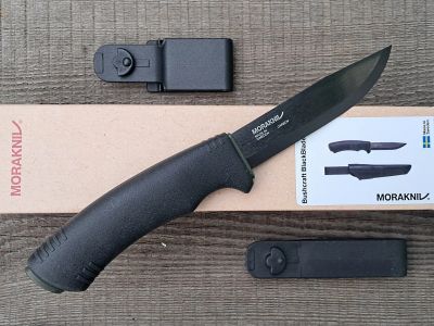 Лот: 23692524. Фото: 1. Morakniv Bushcraft Black (Carbon... Ножи, топоры