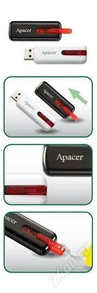 Лот: 1497657. Фото: 1. FLASH Apacer 16gb Нано-флешка... USB-флеш карты