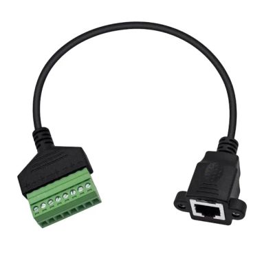 Лот: 21542373. Фото: 1. Переходник гнездо RJ45 - клеммная... Разъёмы