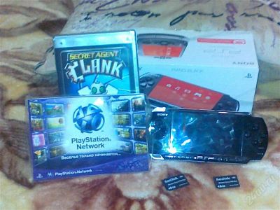 Лот: 1115567. Фото: 1. PSP 3008 с прошивкой + 2флешкарты... Игровые приставки, консоли