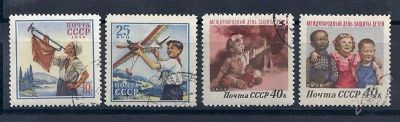 Лот: 970965. Фото: 1. 1958 (2066-2069) День защиты детей... Марки