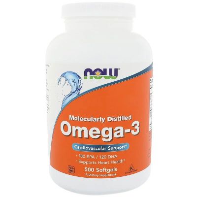 Лот: 14762429. Фото: 1. Now Foods, витамины omega 3, 180... Спортивное питание, витамины