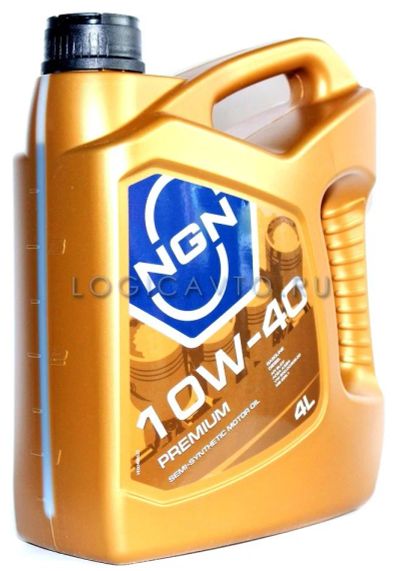 Лот: 12090231. Фото: 1. NGN Premium, 10W-40, SL/CF, 4L. Масла, жидкости
